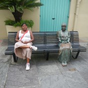 Don't you move any closer lady!