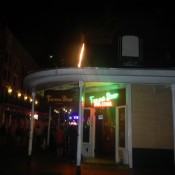 Blurry Bourbon St New Orleans LA