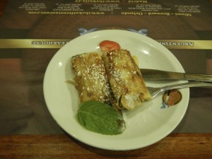 Dulce de leche Crepes Review The Knife Restaurant Miami
