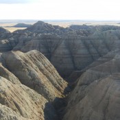 Badlands in South Dakota