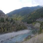 River on the way to Glacier National Park
