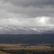 Snow capped peaks in Glacier National Park 2