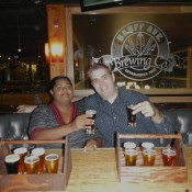 Beer Sampler at Banff Brewing Company Banff Canada