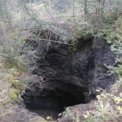 Old Mining Shaft along the hiking trail