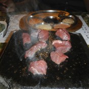 Elk Fondue at the Banff Grizzly House