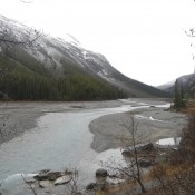 River running along the highway