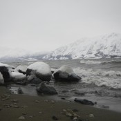 Along the banks of Lake Kluane