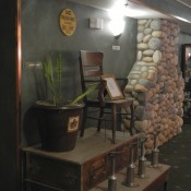 Shoe Shine Chair at Pikes Waterfront Lodge Fairbanks Alaska
