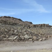 Rock Formations in Petrified National Forest Arizona