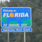 Welcome to Florida the Sunshine Sate