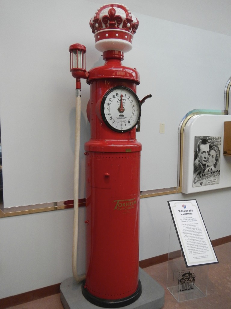 Old Red Gas Pump Old Red Gas Pump in National Automobile Museum Reno