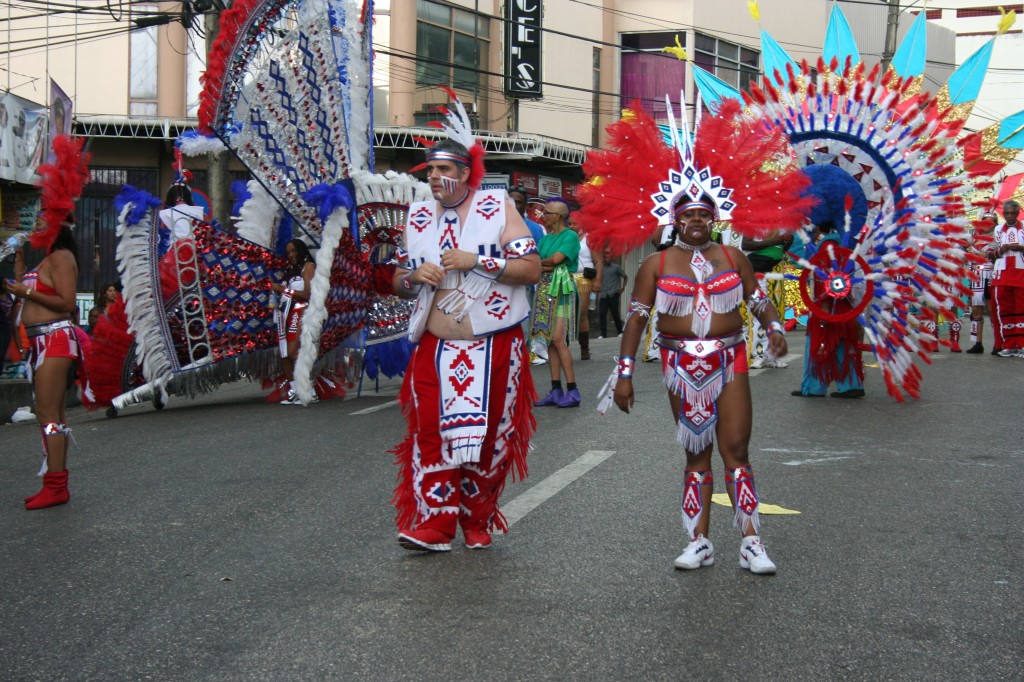 Wining in the streets for carnival in trinidad Wining in the streets for carnival in trinidad