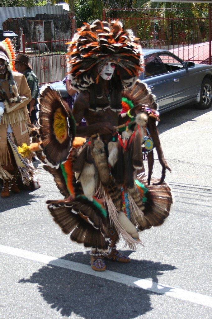 A Bustle Dancer - Carnival in Trinidad A Bustle Dancer - Carnival in Trinidad