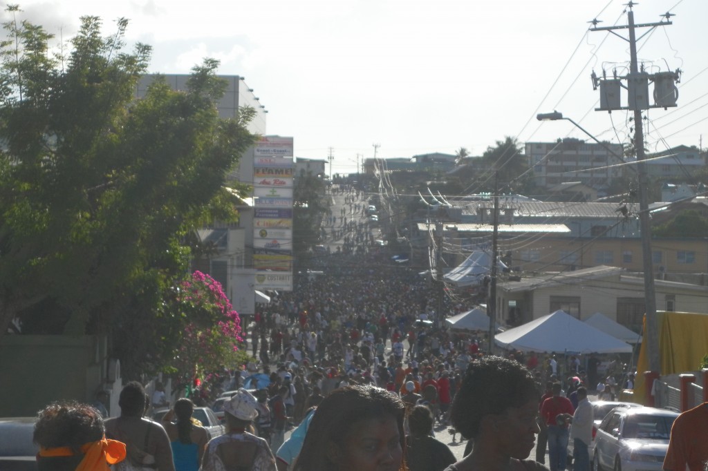 Giant J'Ouvert Street party - Carnival in Trinidad Giant J'Ouvert Street party - Carnival in Trinidad