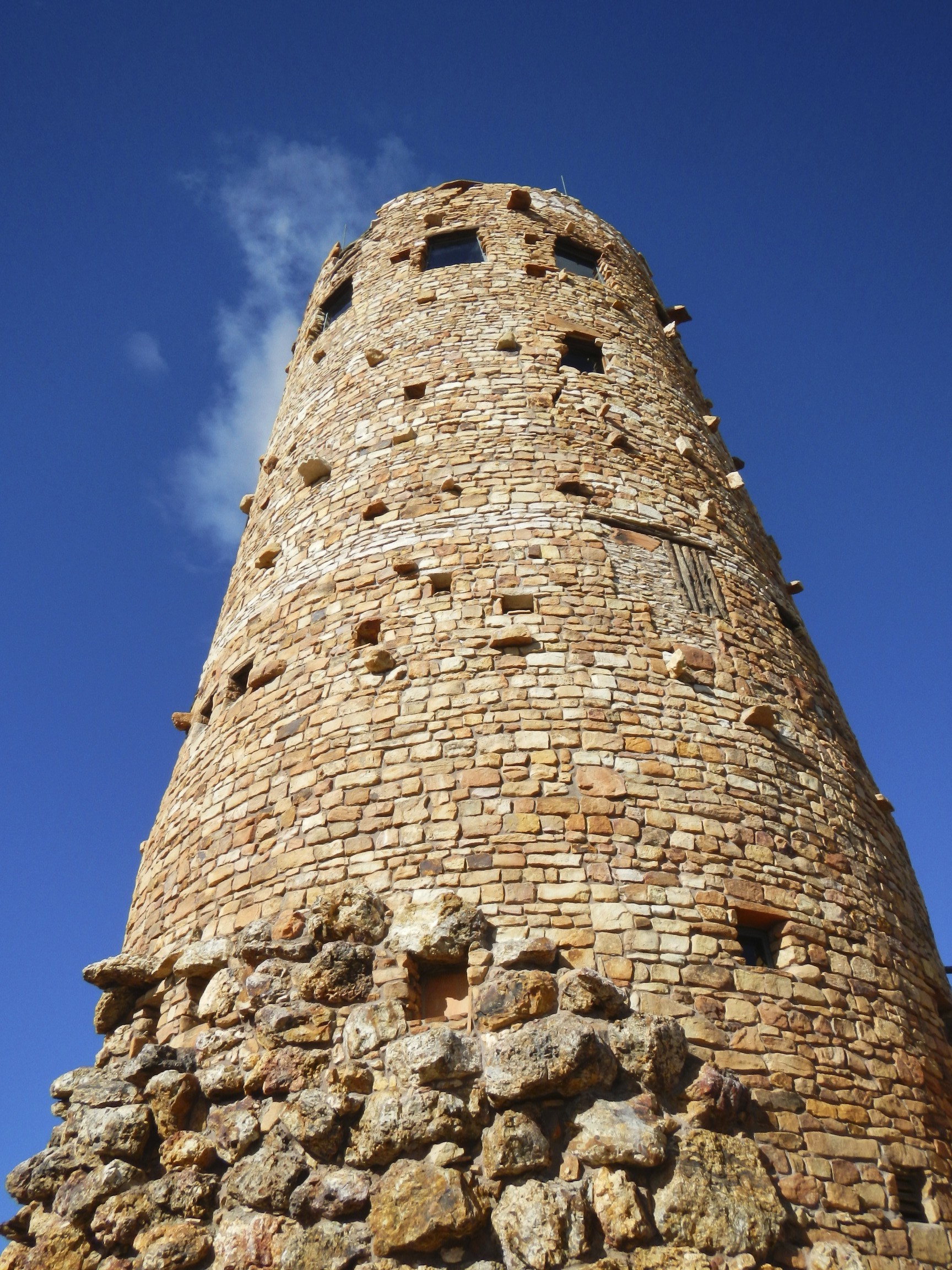 Grand Canyon Watch Tower Looking up at the Grand Canyon Watchtower