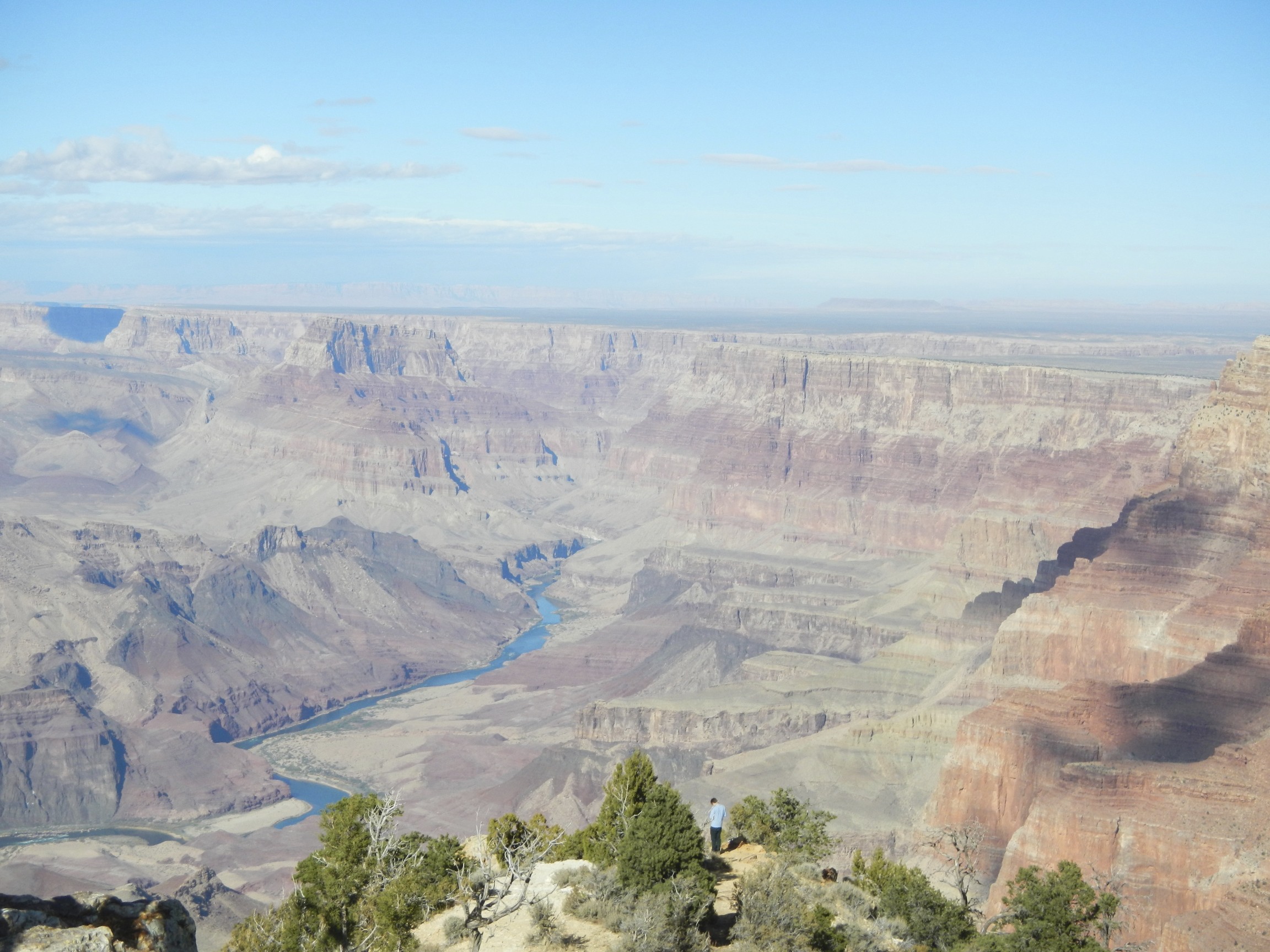 Grand canyon from top of the Watchtower View from the watchtower top