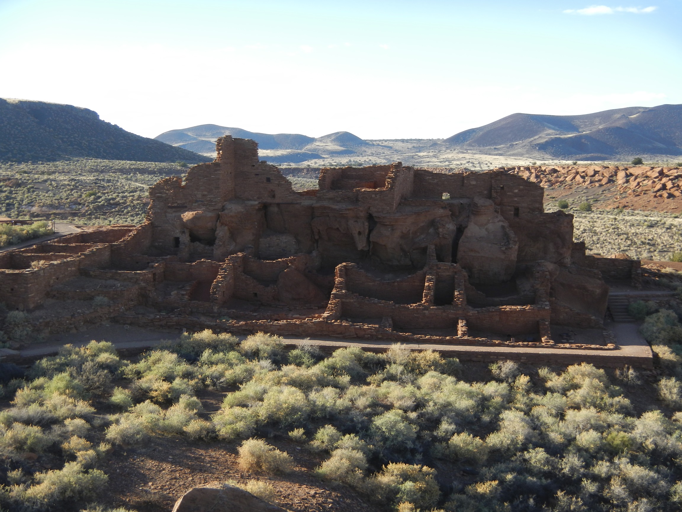 Wupatki Ruins Driving by the Wupatki Ruins