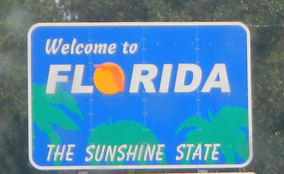 Welcome to Florida Florida State Sign