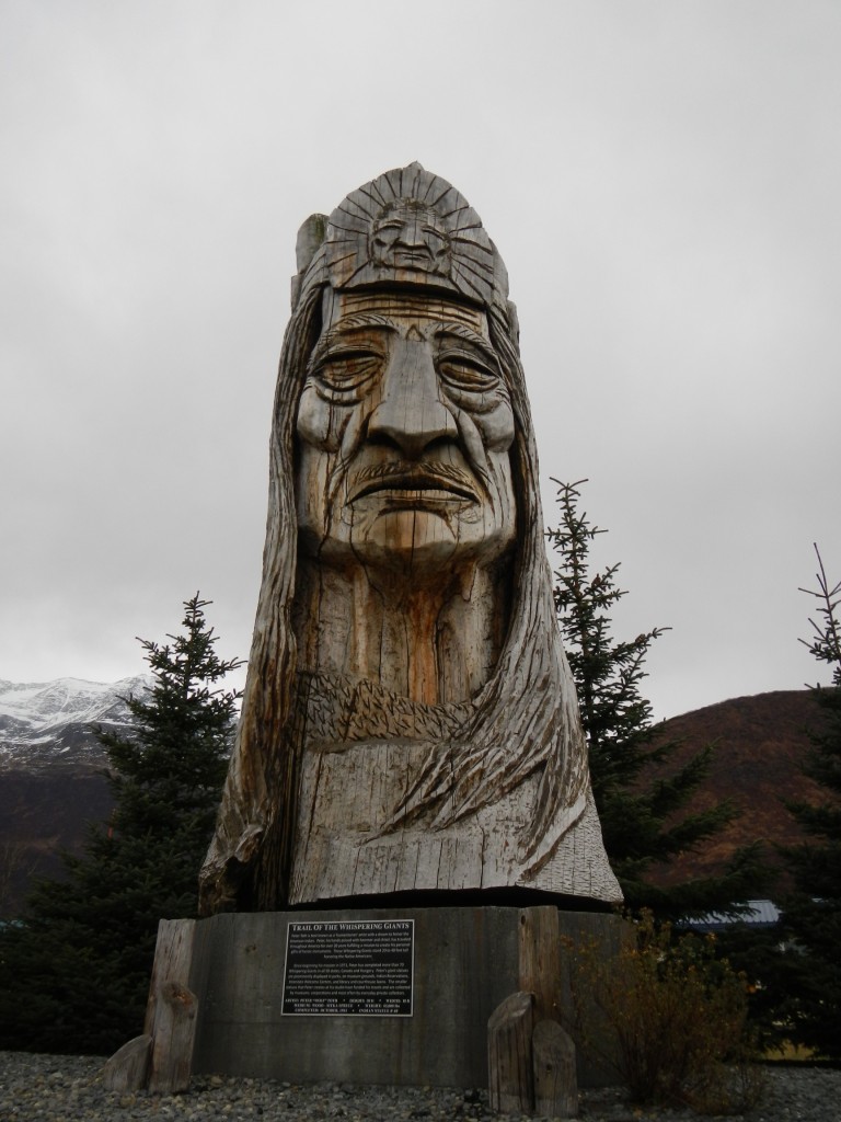 Statue Valdez AK Man Statue Valdez AK