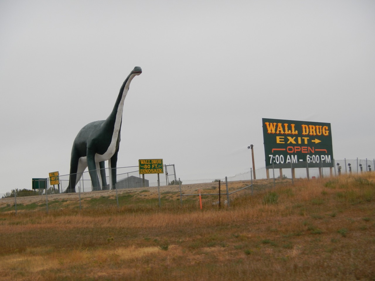 Dinosaur Wall Drug Huge Dinosaur Attraction