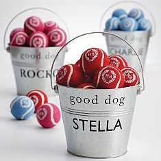 Tennis Ball Bucket - Red Envelope