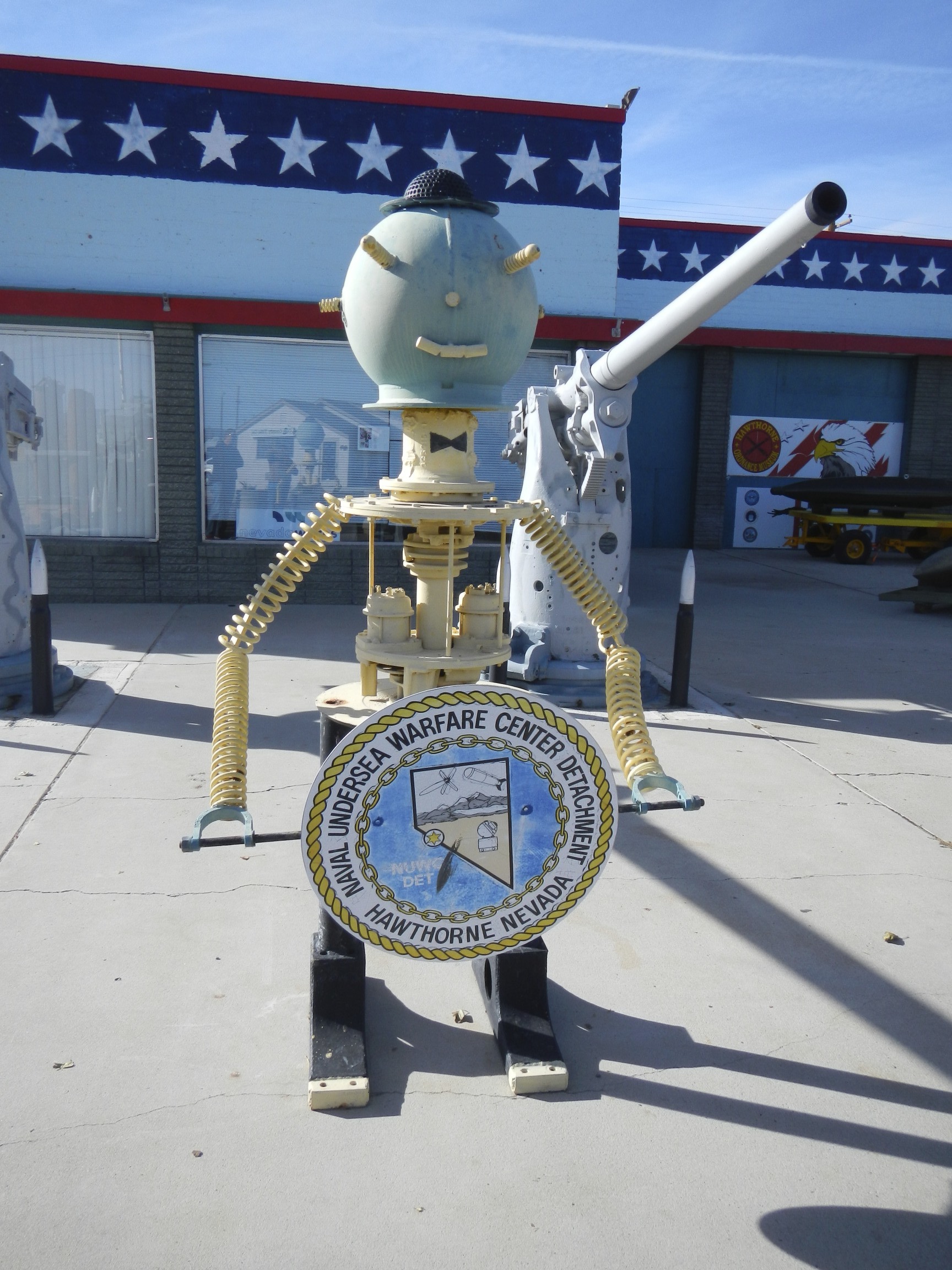 Roadside Attractions Hawthorne Ordnance Museum Reno to Las Vegas