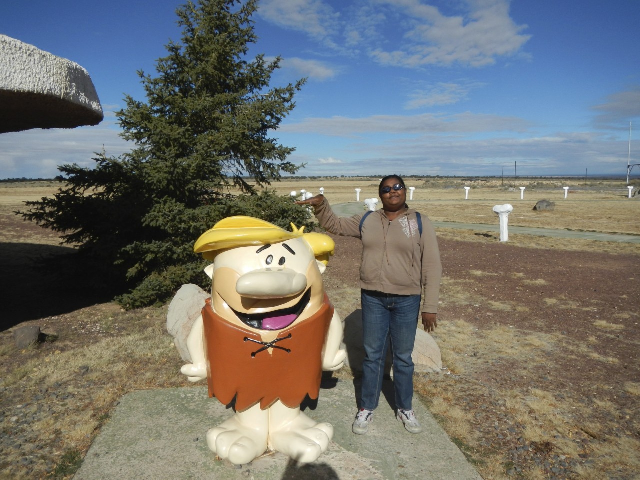 Me and Barney Rubble