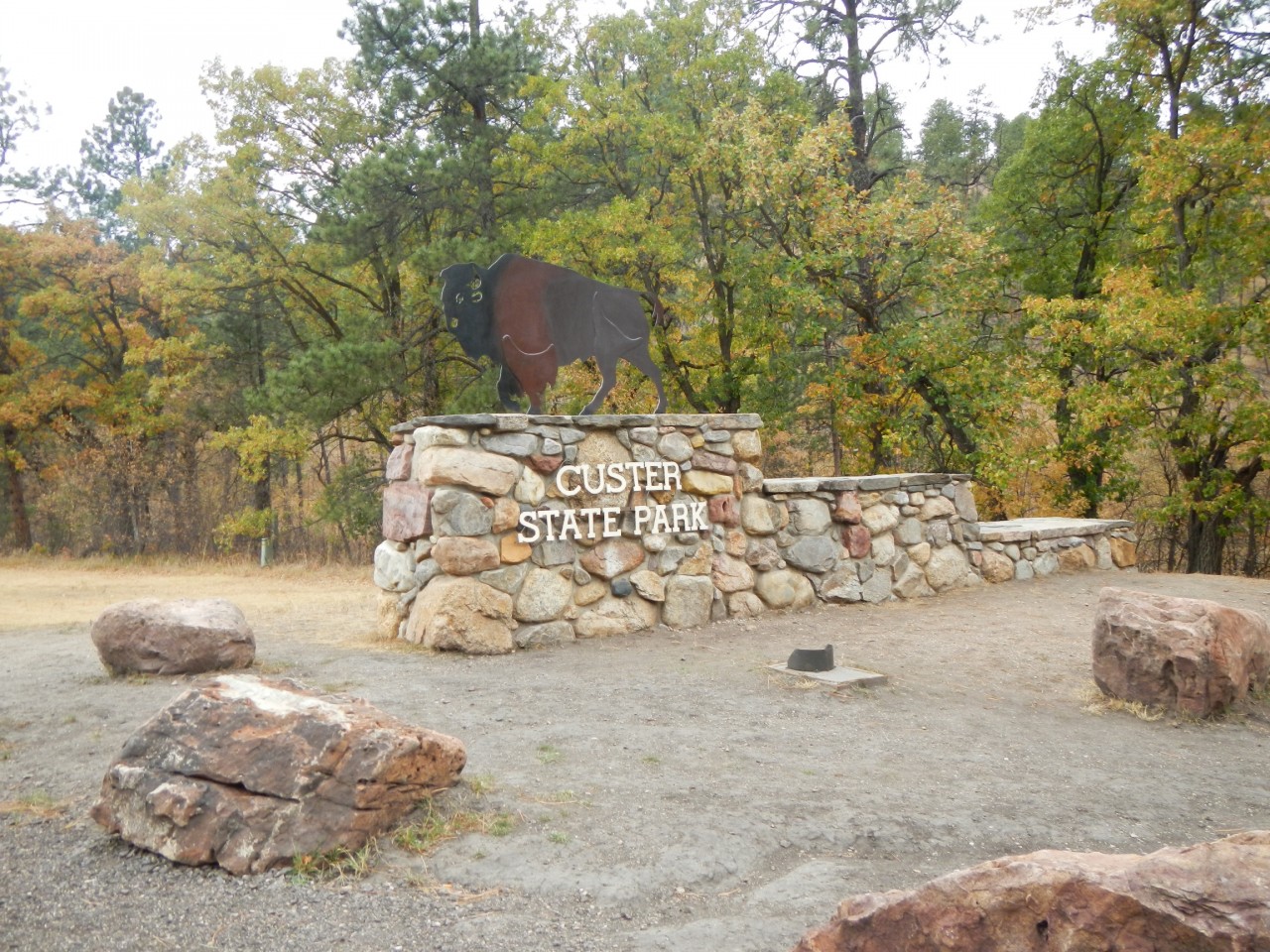 Road Trip to Custer Park Custer State Park Entrance Sign