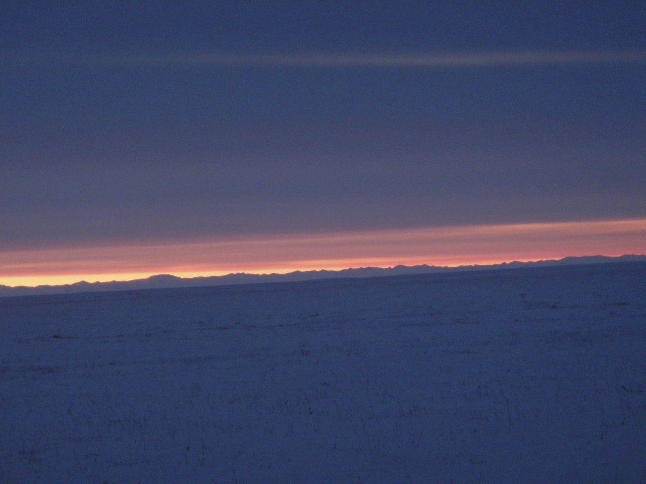 Sunrise in Deadhorse Alaska