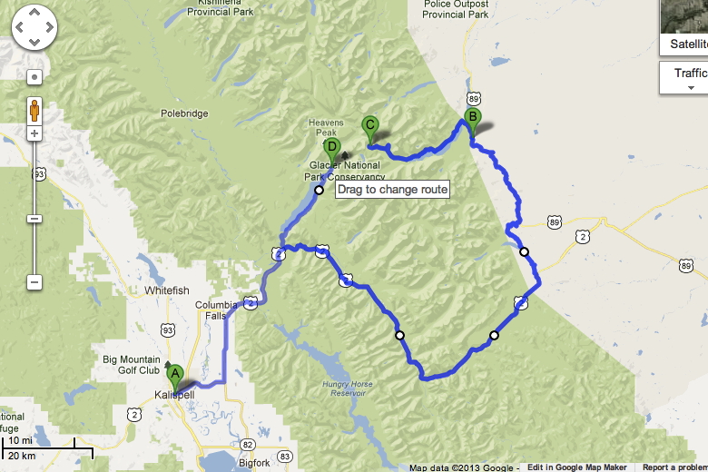 driving trip planner