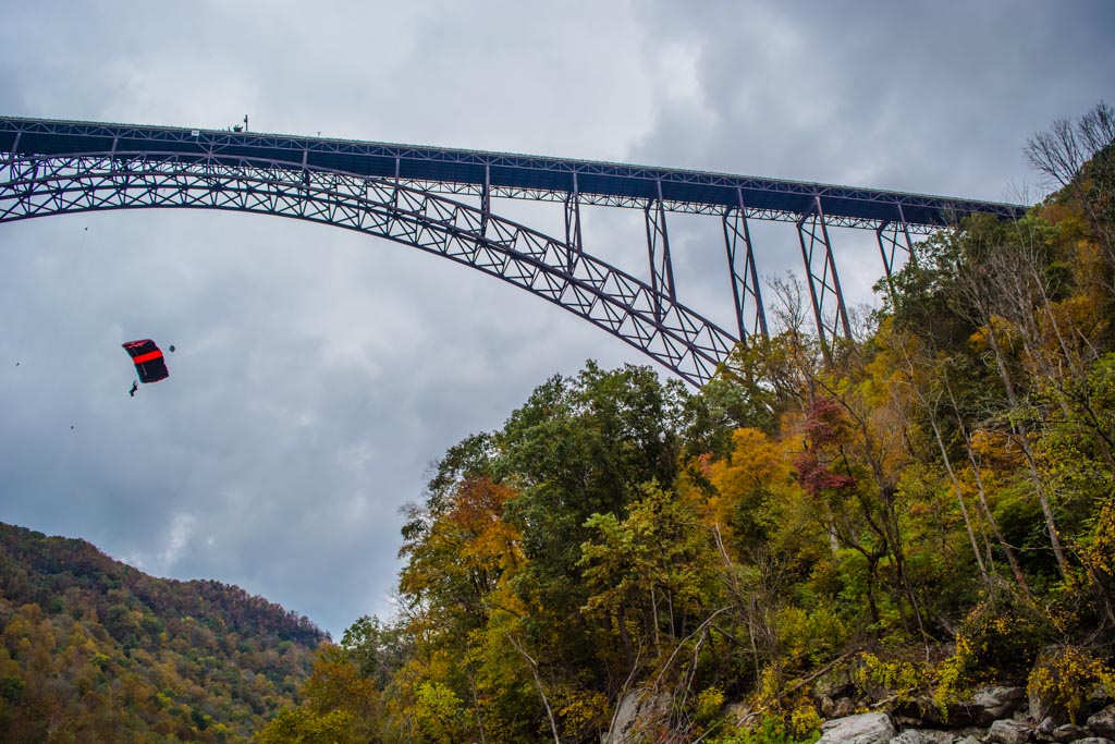 Bridge Day Festival at the New River in West Virginia